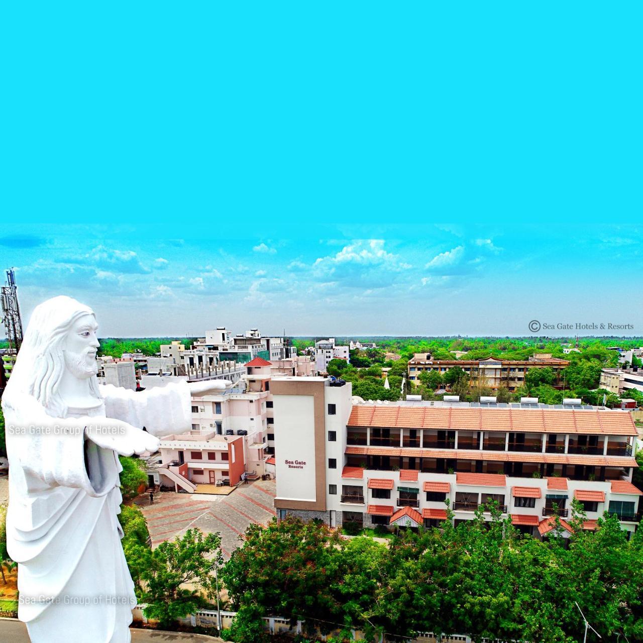 Seagate Church View Resorts Velankanni Exterior foto